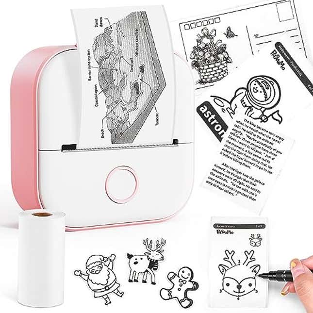Image for article titled Capture Your Moments with Memoking Mini Printer Sticker Maker T02, 38% Off