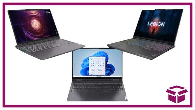 Work or play? Doesn’t matter — great laptops for both are part of Lenovo’s Anti-Prime flash sale. 