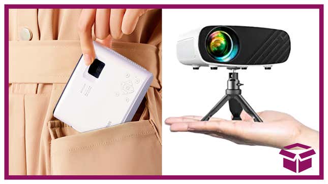 Image for article titled Prime Day Deal: Take $40 Off This Portable Projector and Watch Movies Anywhere