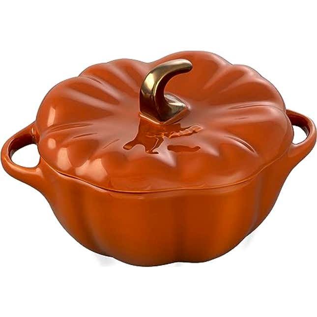 Image for article titled Elevate Your Fall Flavors with This Adorable Petite Ceramic Pumpkin, 33% Off for Early Prime Day Sales