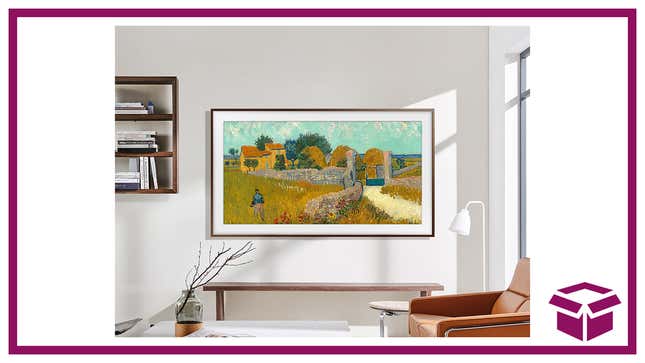 Bring your art to life with the Samsung Frame TV.
