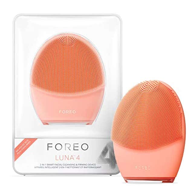 Image for article titled Prime Day Deal: Upgrade Your Skincare Routine with FOREO LUNA 4 Face Cleansing Brush for 40% Off