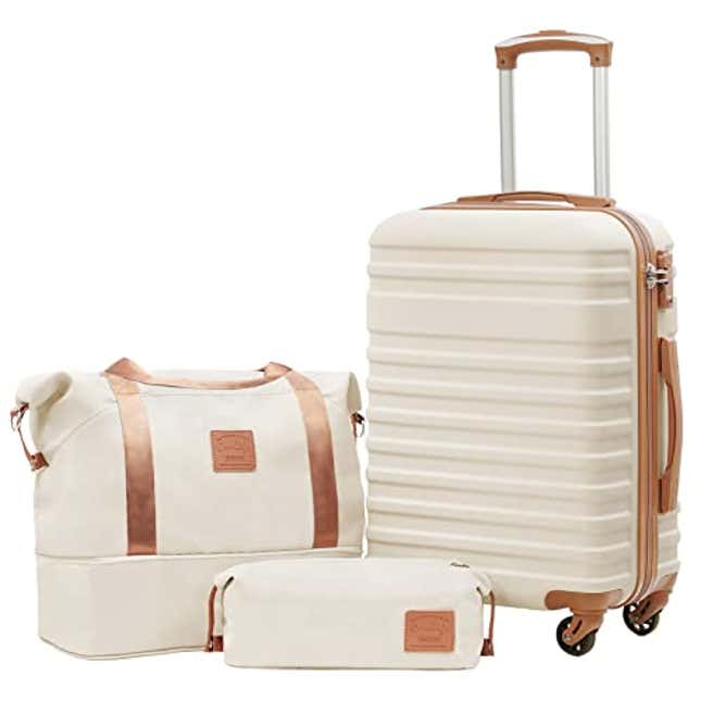 Image for article titled Unbelievable 69% Discount on Coolife Suitcase Set
